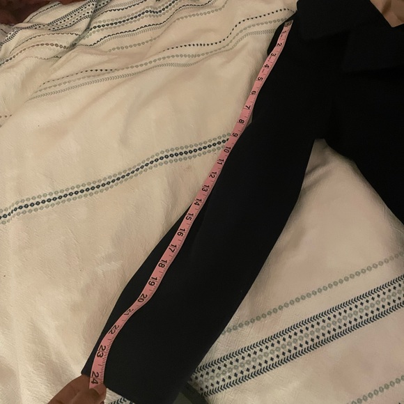 NWT FLEURETTE LORO PIANA Eden navy wool double breasted peacoat - Picture 12 of 13